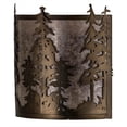 thumbnail image 2 of Meyda Tiffany 179749 Tall Pines 2 Light 12" Tall Hand Crafted Wall Sconce - Copper, 2 of 3