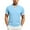 Blue, variant on Afdoent Mens Casual Polo Shirts Male Summer Sports Casual Style Short Sleeve Color Block Shirts For Men