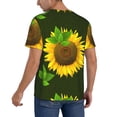 thumbnail image 2 of Fotbe Sunflower3 Baseball Jersey Shirt for Men and Women, Casual Short Sleeves Button Down T-Shirt-X-Large, 2 of 9