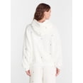 thumbnail image 3 of No Boundaries Cozy Teddy Hoodie, Women’s XS-2X, 3 of 5