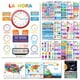 thumbnail image 1 of 20 carteles educativos bilingües en español e inglés, tabla de aprendizaje a prueba de agua para preescolar, jardín de infantes, decoración del aula, alfabeto, números... (embalaje plano 11"x16"), 1 of 5