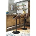 thumbnail image 3 of Signature Design by Ashley Bellatier Adjustable Height Bar Stool, Black, 3 of 9