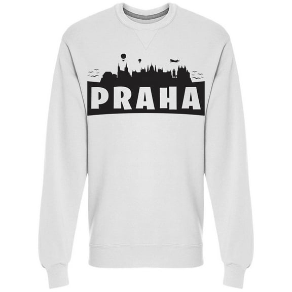 Praha Czech Republic Sweatshirt Men -Image by Shutterstock, Male Large