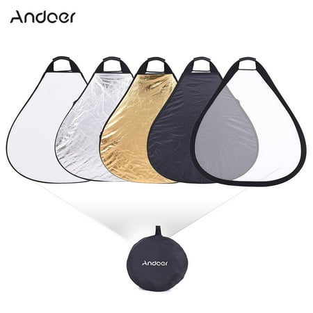 Image of Andoer Reflector Handheld Collapsible 5in1 Portable Handheld 5in1 5in1 Colors Studio Portable Handheld Collapsible Collapsible 5in1 Colors