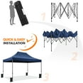 thumbnail image 4 of Topeakmart 15 x 10 FT Pop-up Commercial Canopy with Adjustabale Height, Navy Blue, 4 of 7