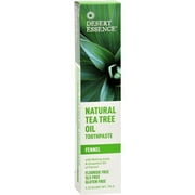 Desert Essence HG0654566 6.4 oz Natural Tea Tree Oil Toothpaste Fennel