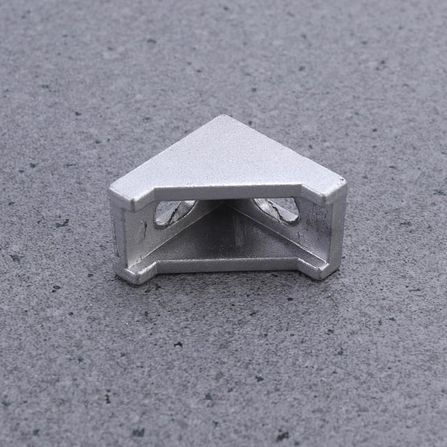 EXHUMKY 10Pcs Aluminum Extrusion Profile Connector Silver Building Support