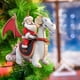 thumbnail image 5 of Decoración Del Festival de Santa Claus y El Dragón Blanco, Acrílico 2D, Decoración Del Hogar, Colgante Plano, 5 of 6