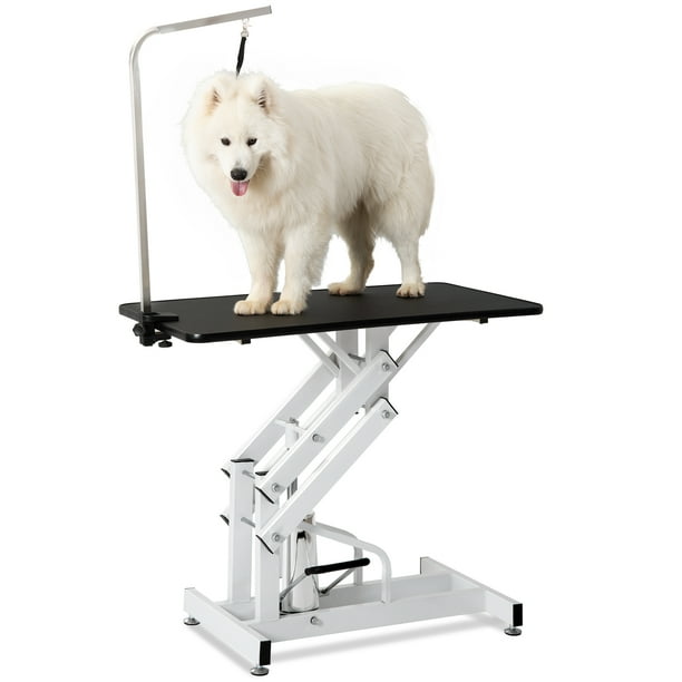 Hydraulic Grooming Table For Dogs Professional Adjustable Height Groomer Station Portable Restraint Holder For Pet Supplies Best For Small Medium Large Dog Cat Walmart Com Walmart Com