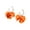 Orange, variant on Mightlink 1 Pair Rose Petal Drop Earrings Long Style Exaggerated Dangle Earrings Bright Color Earrings Jewelry Accessories