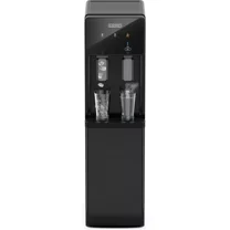 Iceman Ice Maker & Water Dispenser, Bottom-Loading for 1–5 Gallon Bottles – Black