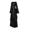 thumbnail image 4 of UPPADA Liquidation Robes d'Invitée de Mariage à Manches Évasées pour Femmes Robe de Cocktail Chic Robes de Bal d'Hiver Robes de Cocktail Formelles Robe vintage pour Thé, 4 of 7