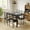 black, variant on 5 Piece Dining Table Set for 4, Modern Rectangular Dinette Set Furniture for Small Space, Apartment