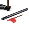 thumbnail image 2 of 4 Pcs Lathe Turning Porte-Outils + Inserts en Carbure CCMT09T304 + Clé T15, 2 of 6