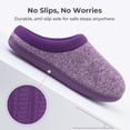 thumbnail image 5 of DualTop Women's Warm Cotton Knit Memory Foam Slippers Soft Yarn House Slippers with Anti Slip Sole, 5 of 7