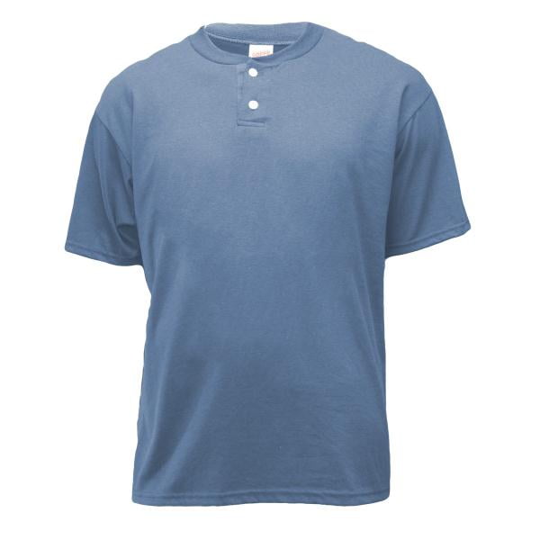 Soffe Boys Short Sleeve Henley Placket T-Shirt - B206