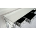 thumbnail image 3 of Zimtown 3 Tiroirs Miroir Vanité Bureau Console Dressing Table en Verre Argenté Moderne, 3 of 7
