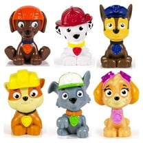 Paw Patrol Mini Action Figures Cake Toppers, Set of 6
