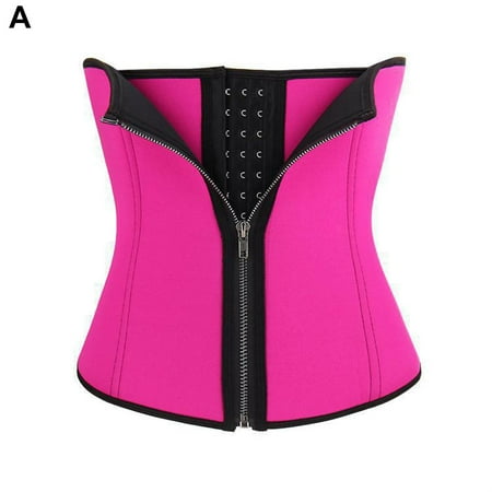 

Corset Body Shaper Slimming Belt Latex Rubber Waist Underbust M2 Zipper N1I9