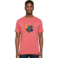 thumbnail image 2 of Colorful-Rings-And-Cubes Mens Graphic Tee, 100% Cotton, Casual Summer Wear-BAA393, 2 of 2