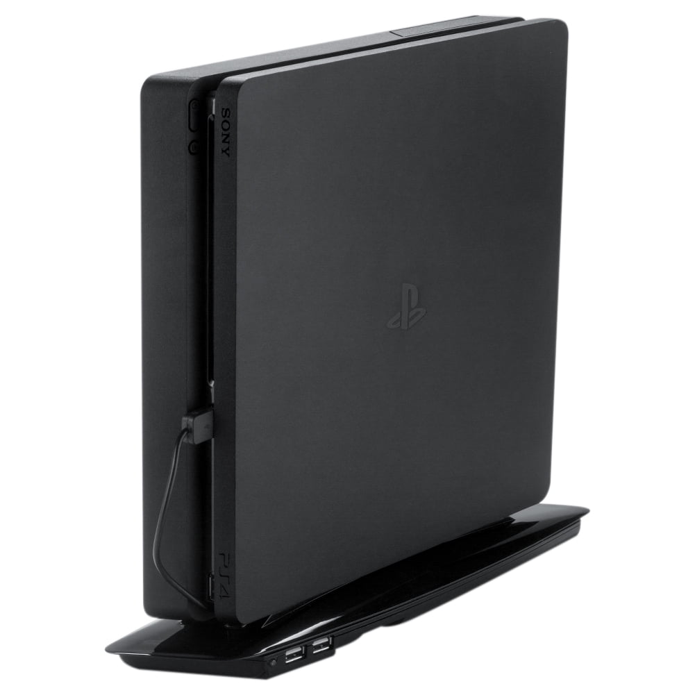 Cooling Pad Stand for PS4 Slim with USB Slots Fan White Playstation