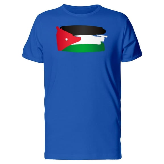 Paint Of The Flag Of Jordan Tee Men's -Image by Shutterstock