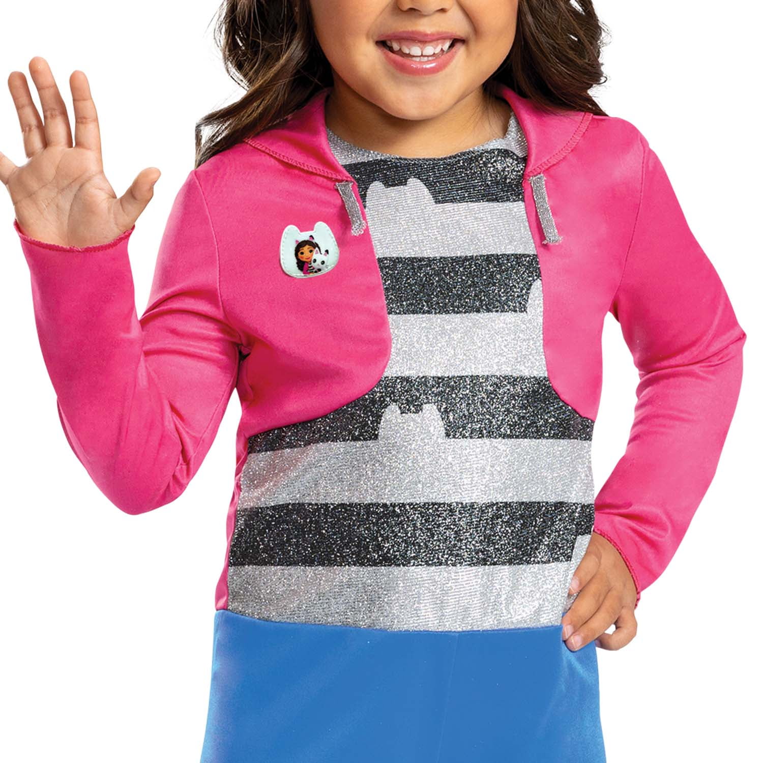 Girls Size Small (4-6x) Gabby Classic Halloween Toddler Costume Gabby's Dollhouse, Disguise