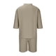 thumbnail image 5 of Camisas de Manga Corta de los Hombres con Cuello en V Set de Blusa, Poliéster Ligero para el Hogar, Diario Y Próximo Verano de Primavera, 5 of 6