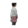 thumbnail image 2 of Women's Woven Leather Crossbody Handbag - Basketweave Design Purse, 2 of 3