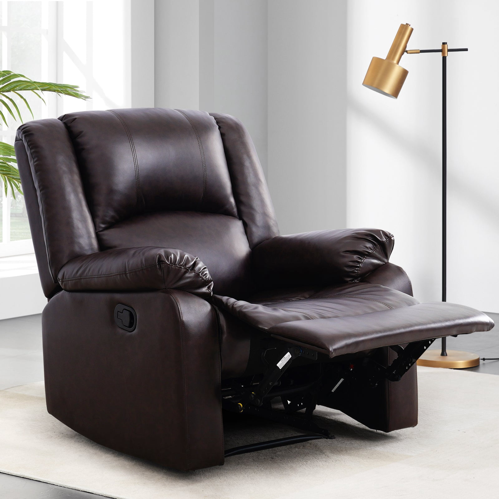 Large Real Leather Recliner Chair, 150 Degree Tilt, Lebanon Ubuy