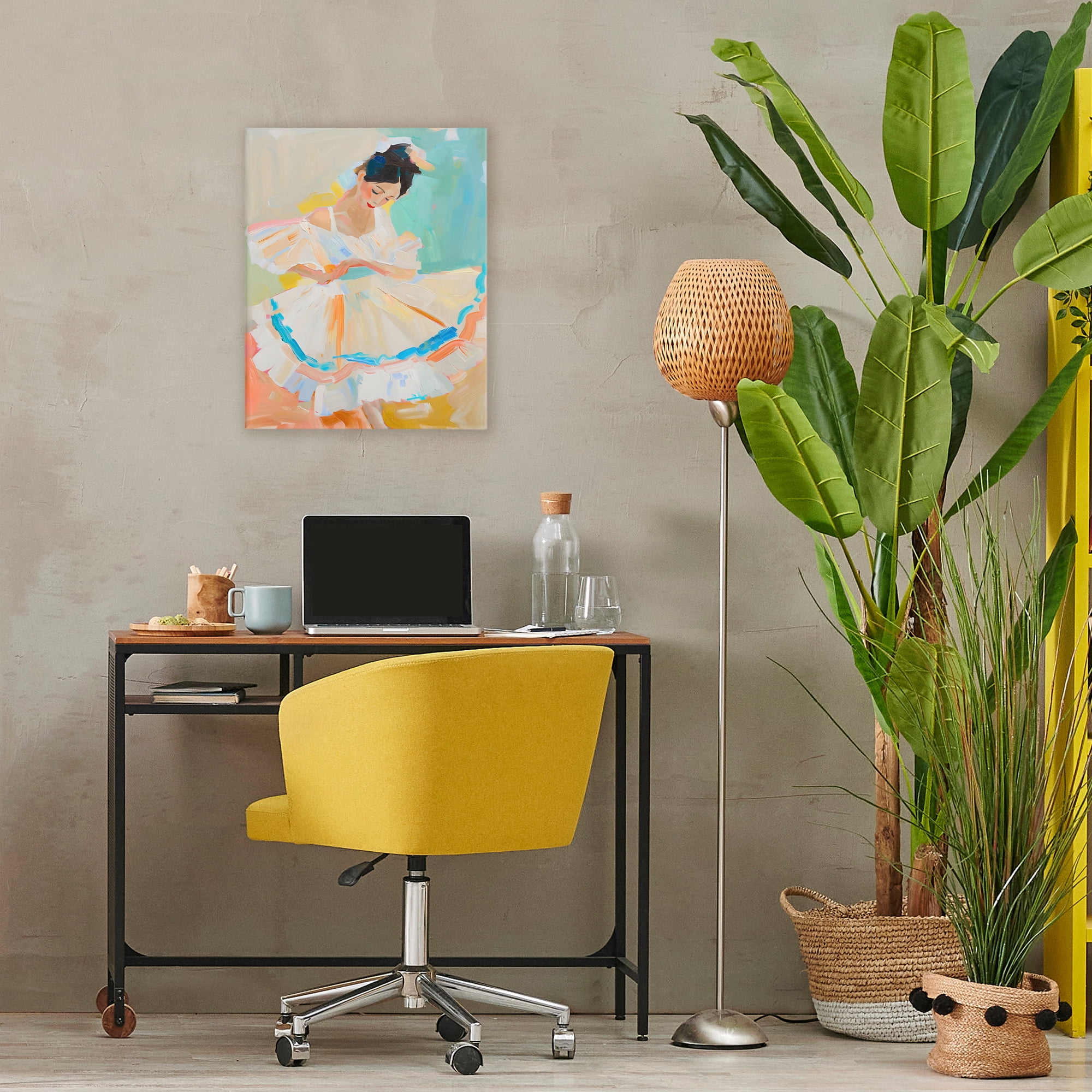 Stupell Industries Dancer with Flowing Dress Canvas Wall Art, design by The Prints Vibe