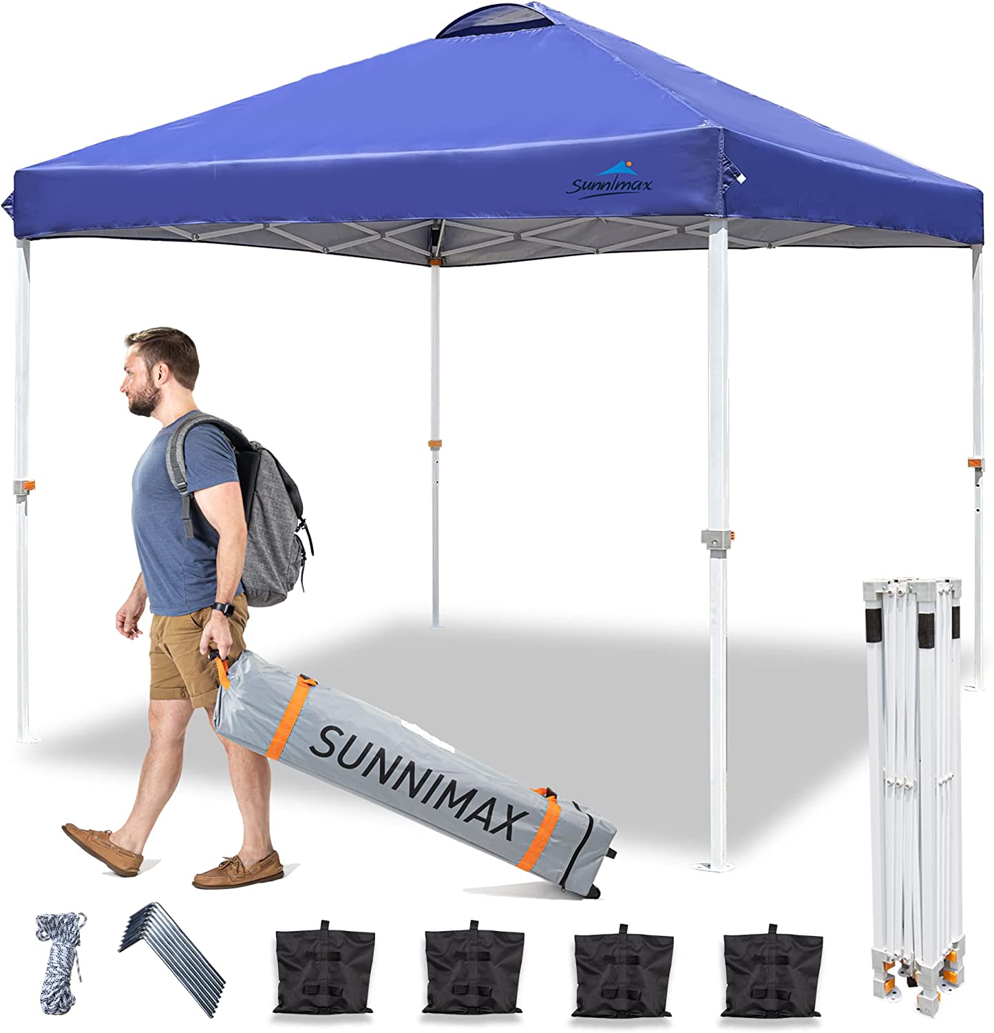 Canopy Tent, Outdoor 10x10 Popup Canopy,Patio Tents for Parties,Quick