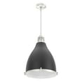 thumbnail image 5 of Hunter - Bluff View 3-light Matte Black, Medium Size Pendant Light, Dimmable, Casual Style, Bell Shaped, for Bedrooms, Dining, Living Rooms - 19212, 5 of 8