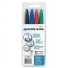 Expo Vis-A-Vis Wet Erase Markers, Assorted Colors, 4 Count