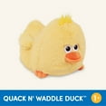 thumbnail image 6 of Battat Quack 'n’ Waddle Duck Interactive Plush Walking Stuffed Toy Duck, 6 of 8