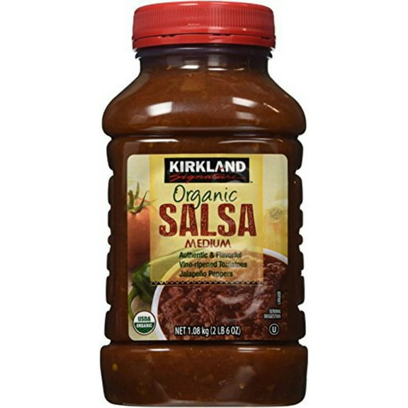 Kirkland Signature Organic Salsa, Medium, 1.08 kg (Pack of 2)