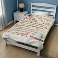 thumbnail image 3 of LUODU for Family A Blanket Letter Lovers Friends Wrap Blanket Gift Comfortable Home Textiles, 3 of 6