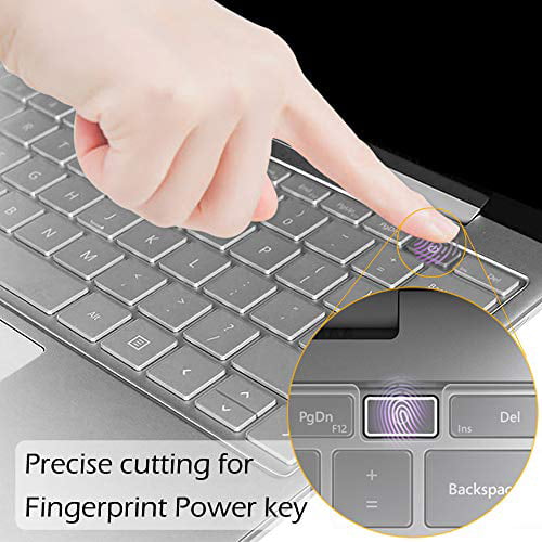 Crystal Clear Anti-Fingerprint/Anti-scratch, ProElife 2-Pack Clear Screen Protector for Microsoft Surface Laptop Go 12.4 inch 2020 Touchscreen Accessories Protector Installation Tools Included 