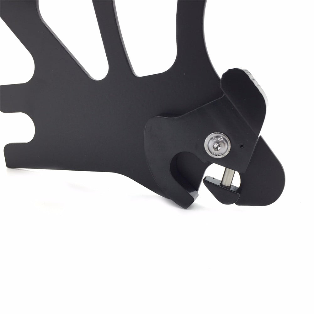 HTT Motorcycle Flat Black Detachable Luggage Rack For 1997-2008 Harley Davidson Touring Model Road King FLHR// Road Glide FLTR