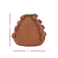 thumbnail image 2 of Foreside Home & Garden Terracotta Handmade Large Taper Candle Holder with Beads, 2 of 6