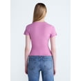 thumbnail image 3 of Scoop Women’s The York Baby Tee with Short Sleeves, Sizes XS-XXL, 3 of 4