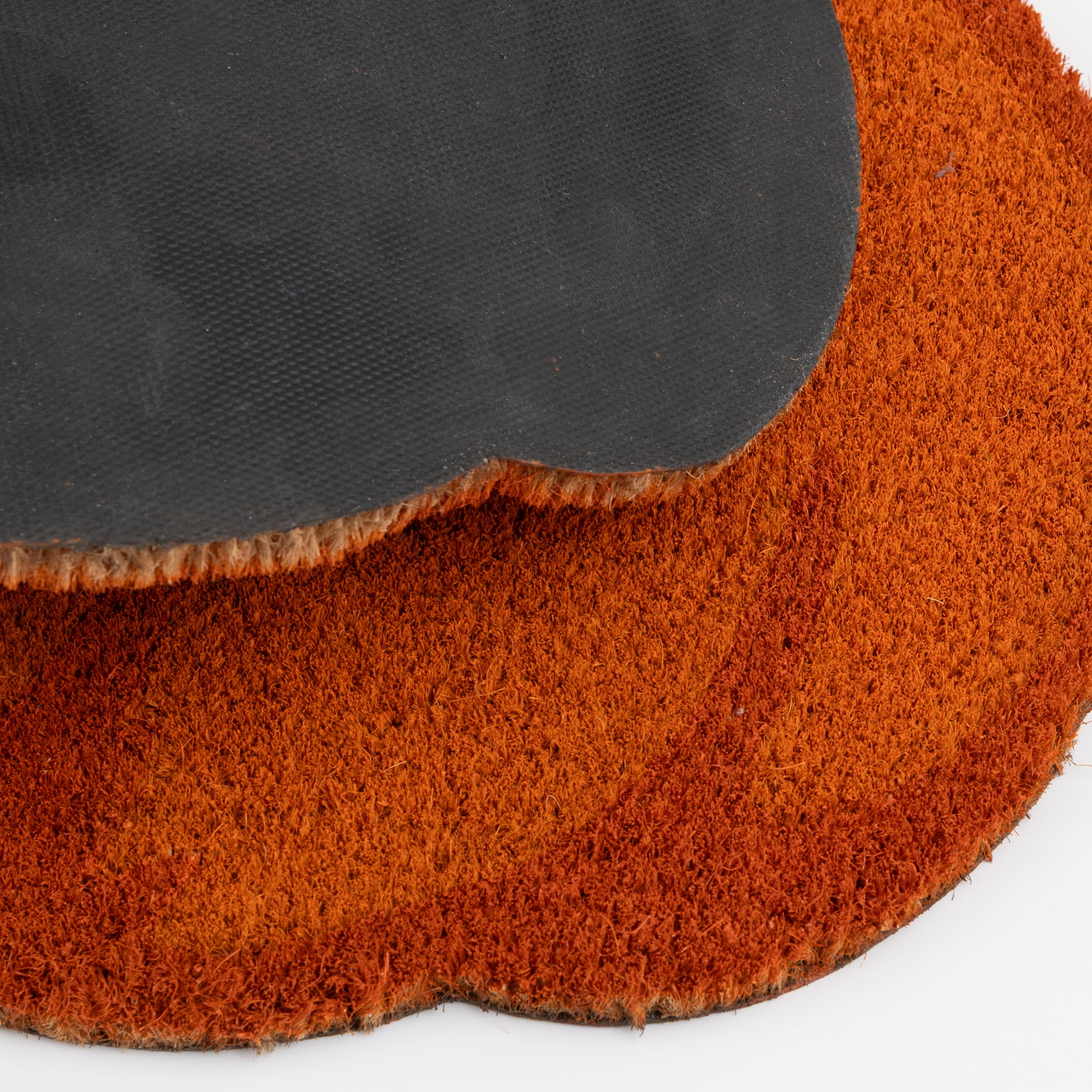 Way To Celebrate Pumpkin Shape Coir Outdoor Doormat, 18"x30"