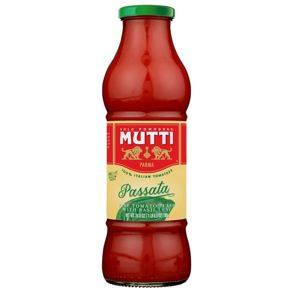 Mutti Passata Tomato Puree With Basil - 700gr 24.5oz