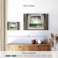 thumbnail image 4 of Elephant Stock Vitamin Sea Window Wall Art - Horizontal Canvas Wall Art - Living Room Wall Decor - Beach Canvas - Teal And Blue Decor - 12" x 8", 4 of 8