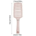 thumbnail image 2 of Large Curved Hair Brush and Comb Set for Effortless Styling Ideal for Household Use for Men and Women with Thick Unruly Hair, 2 of 5