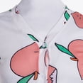 thumbnail image 3 of Combinaison Courte d'Été pour Femmes Motifs Poivron/pêche Manches Longues Pyjama Slim, 3 of 7