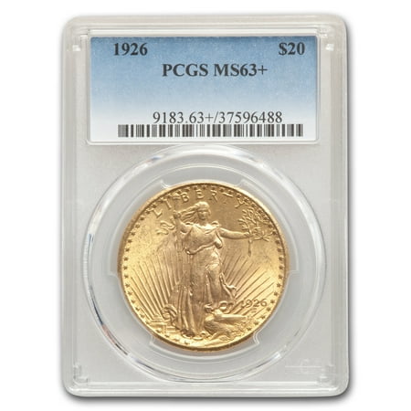 1926 $20 Saint-Gaudens Gold Double Eagle MS-63+ PCGS