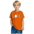 thumbnail image 3 of Robe à Manches Courtes Chemise à Manches Courtes pour Tout-Petits Garçons Filles Imprimé Baseball T-Shirt Mode Mignon Col Rond Imprimé Haut à Manches Courtes Chemise de Baseball pour Garçons Hauts à Manches Courtes, 3 of 5