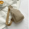 thumbnail image 5 of ZTTD Mini Corduroy Sling Bag Women Shoulder Bag Chest Bag Purse Bag Package, 5 of 5