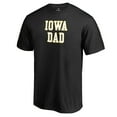 thumbnail image 2 of Men's Black Iowa Hawkeyes Team Dad Crewneck T-Shirt, 2 of 3
